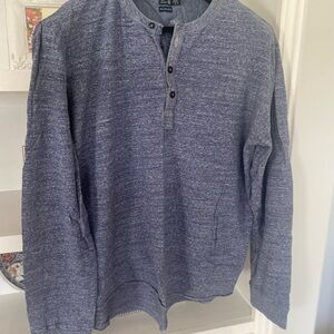Men's Blue Henley Shirt